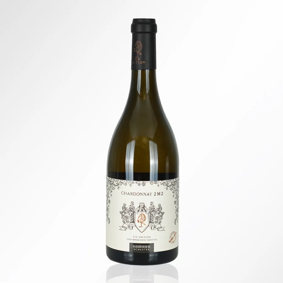 Flasche des Chardonnay 2M2 Premium 2020 vom Weingut Kummer-Schuster