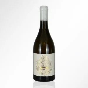 Eine Flasche Chardonnay Golden Cut vom Weingut Steindorfer.