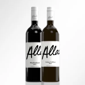 Geschenkpaket Allacher 2er Grüner Veltliner, Blaufränkisch