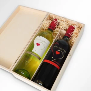 2er Geschenk Set Weingut Mad: Herztröpferl Rot & Weiß 21