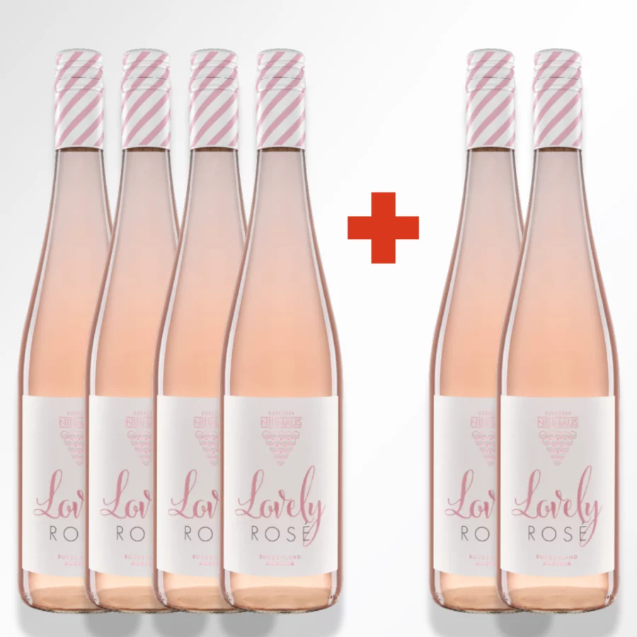 4+2 Flaschen gratis beim Lovely Rosé vom Weingut Gebrüder Nittnaus